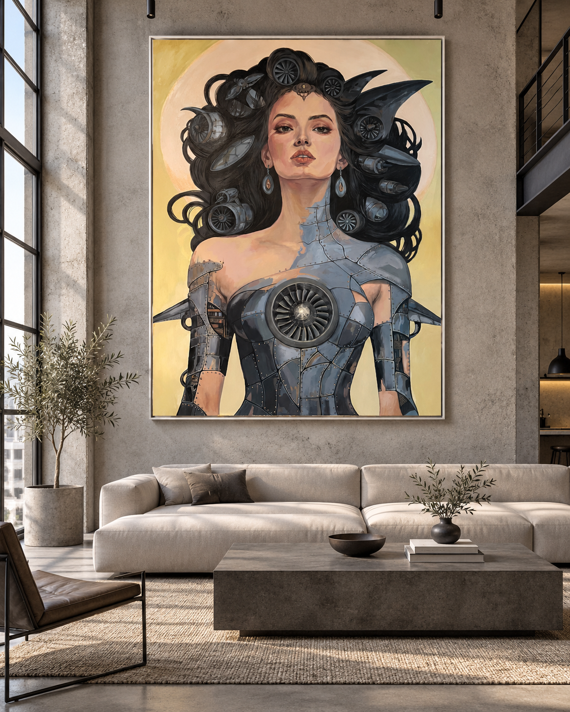 Ascension by BABUSHKA displayed in a contemporary interior
